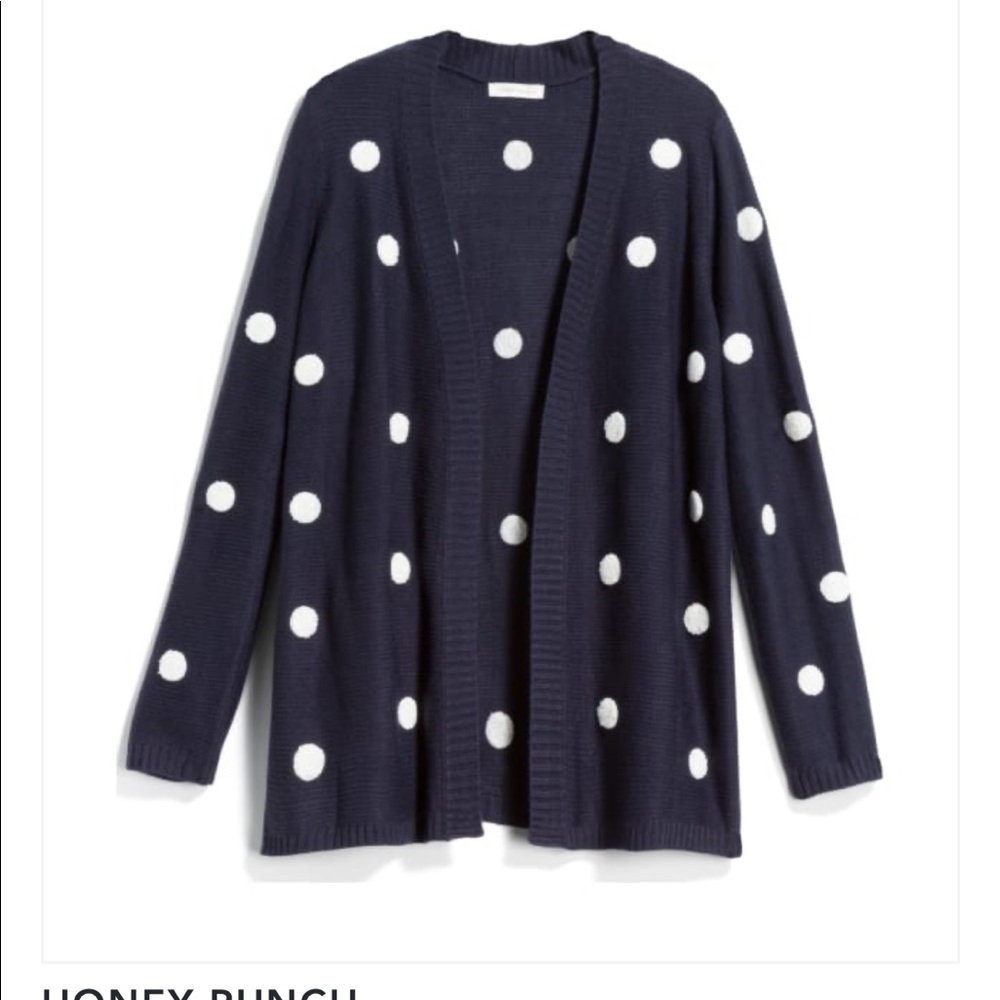 Honey Punch Textured Dot Cardigan